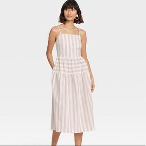 Universal Thread Striped Midi Dress